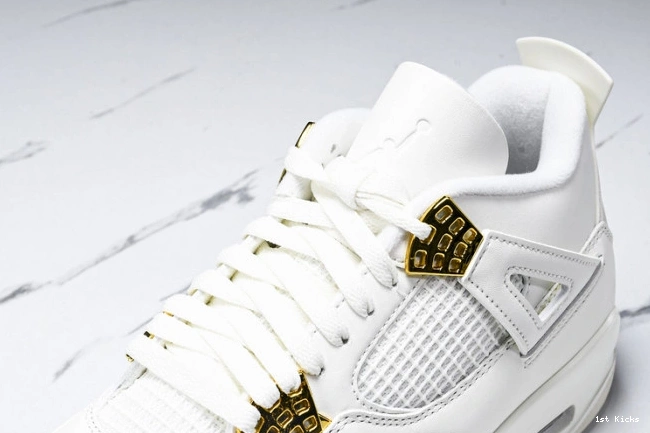 1st Kicks Gold Retro Metallic 4 Jordan AQ9129-170 0712
